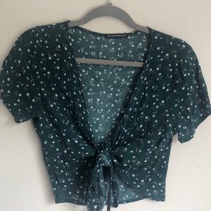 Brandy Melville wrap or tie top
